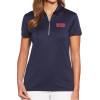 Thumbnail image for  Callaway Womens Navy Tulip Sleeve Zip Polo