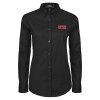 Thumbnail image for  Womens Black Twill Button Down Long Sleeve 