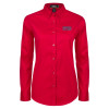 Thumbnail image for  Womens Red Twill Button Down Long Sleeve 