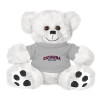 Thumbnail image for  Plush Big Paw 8 1/2 inch White Bear w/Grey Shirt