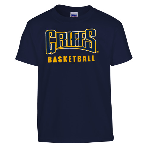  Youth Navy T Shirt - Griffs - Basketball