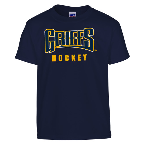  Youth Navy T Shirt - Griffs - Hockey