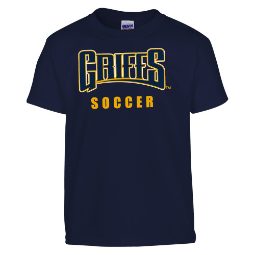  Youth Navy T Shirt - Griffs - Soccer