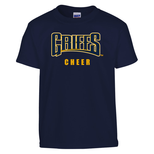  Youth Navy T Shirt - Griffs - Cheer