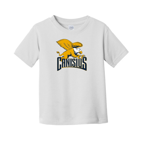  Toddler White T Shirt - Canisius Athletic Mark