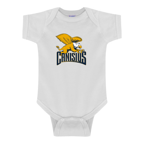  White Infant Onesie - Canisius Athletic Mark