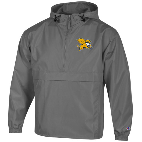  Champion Graphite Packable Jacket - Canisius Griffin Mascot