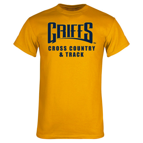  Gold T Shirt - Griffs - Cross Country and Track