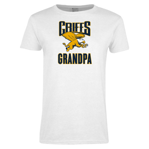  Womens White Short Sleeve Tee - Canisius Griffs - Grandpa