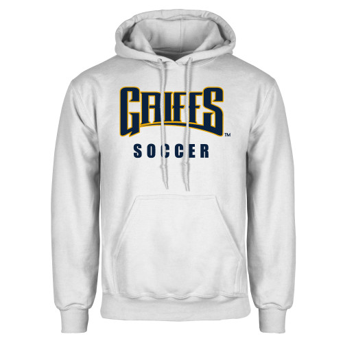  White Fleece Hoodie - Griffs - Soccer