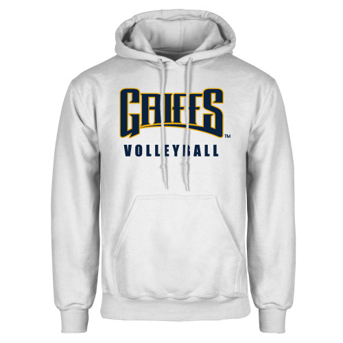  White Fleece Hoodie - Griffs - Volleyball