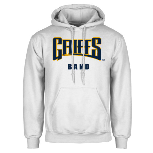  White Fleece Hoodie - Griffs - Band