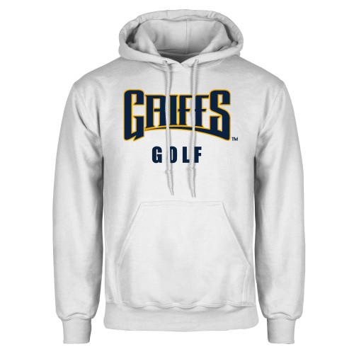  White Fleece Hoodie - Griffs - Golf