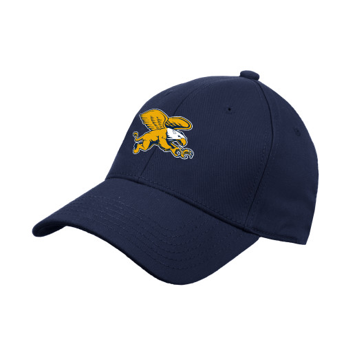  Navy Structured Adjustable Pro Style Hat - Canisius Griffin Mascot