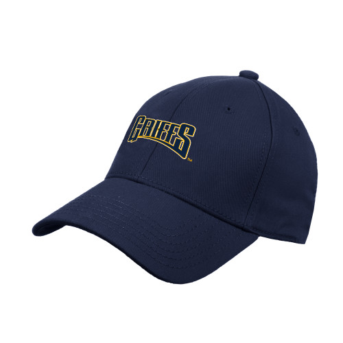  Navy Structured Adjustable Pro Style Hat - Griffs Wordmark