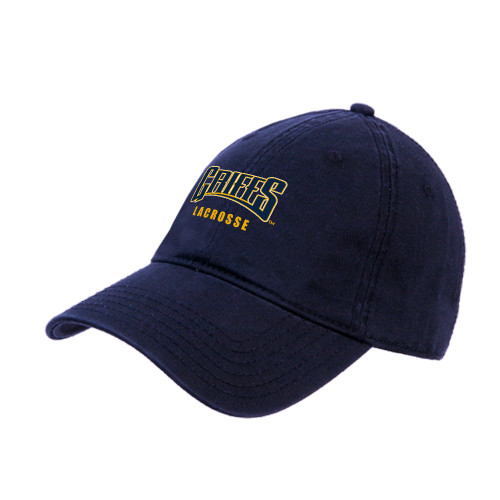  Navy Unstructured Adjustable Low Profile Hat - Griffs - Lacrosse