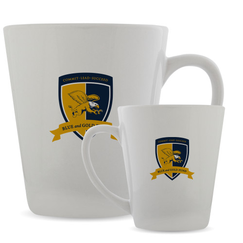  Full Color Latte Mug 12oz - Canisius University Blue and Gold Fund