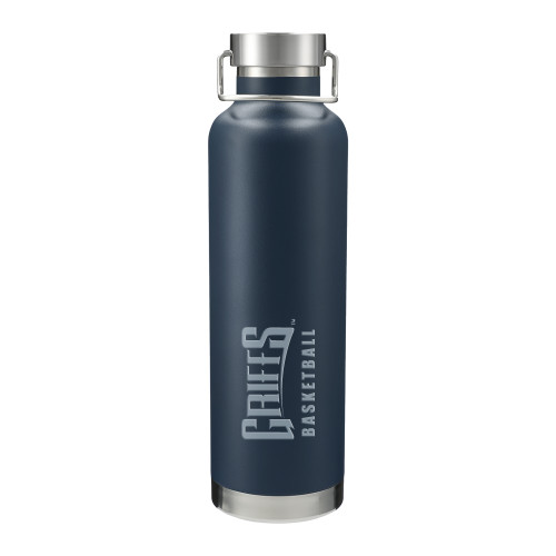  Thor Copper Vacuum Insulated Navy Bottle 32oz - Griffs - Basketball Engraved