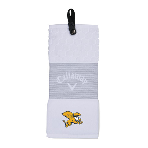  Callaway White Trifold Towel - Canisius Griffin Mascot