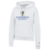 Thumbnail image for  Champion Womens White Powerblend Pullover Hood