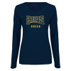Thumbnail image for  Womens Navy Long Sleeve V Neck Tee 