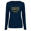 Thumbnail image for  Womens Navy Long Sleeve V Neck Tee 