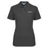 Thumbnail image for  Womens Silk Touch Charcoal Pique Polo