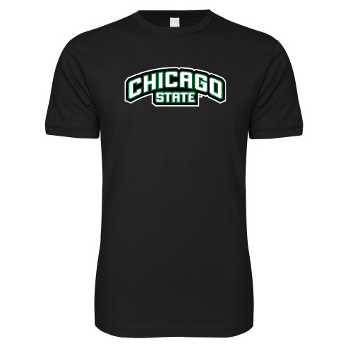  Next Level Black SoftStyle T Shirt - Chicago State