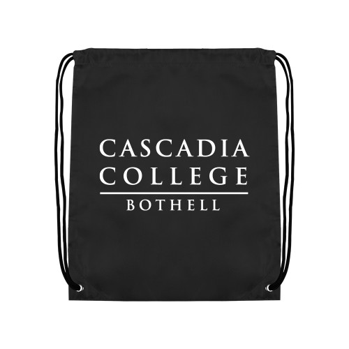  Black Drawstring Backpack - Cascadia College Bothell