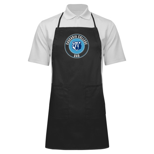  Full Length Black Apron - Cascadia College Dad