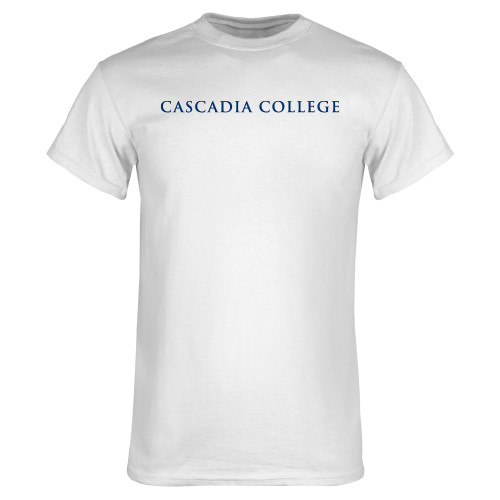  White T Shirt - Cascadia College Bothell  Flat