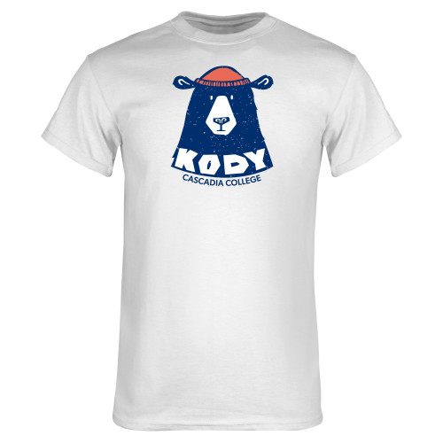  White T Shirt - Kody Beanie Cascadia College