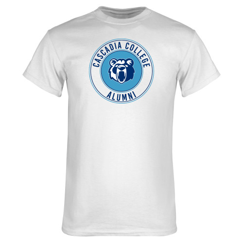  White T Shirt - Cascadia College Alumni