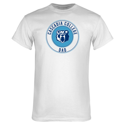  White T Shirt - Cascadia College Dad