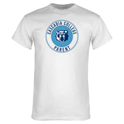  White T Shirt - Cascadia College Parent