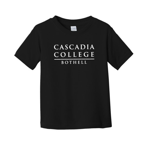  Toddler Black T Shirt - Cascadia College Bothell