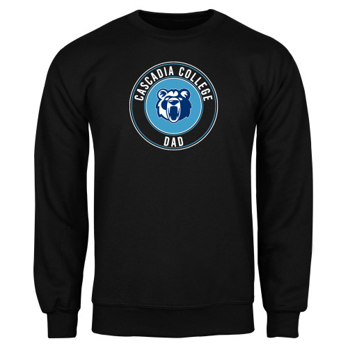 Black Fleece Crew - Cascadia College Dad