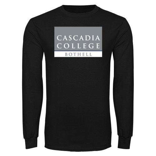  Black Long Sleeve T Shirt - Cascadia College Bothell  Square