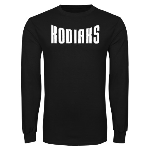  Black Long Sleeve T Shirt - Kodiaks