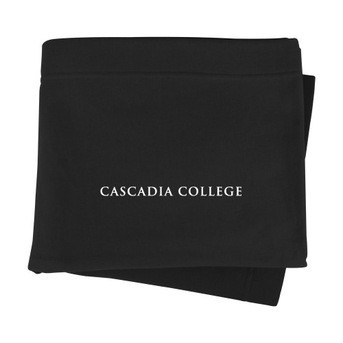  Black Sweatshirt Blanket - Cascadia College Bothell  Flat