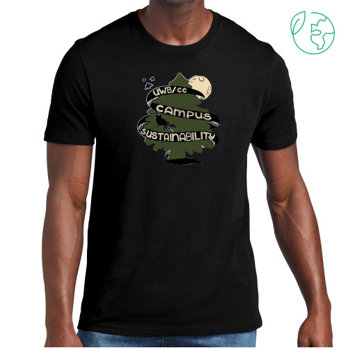  Allmade Black Organic Cotton Tee - Sustainable Campus Offices - Cascadia College