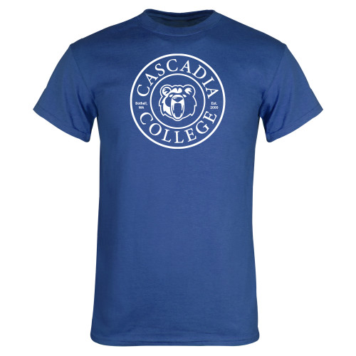  Royal T Shirt - Cascadia College Bothell  Seal
