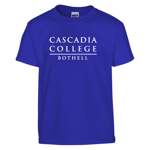  Youth Royal T Shirt - Cascadia College Bothell