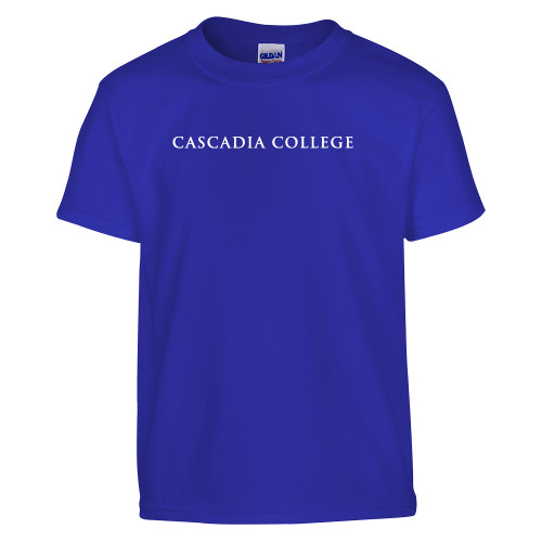  Youth Royal T Shirt - Cascadia College Bothell  Flat