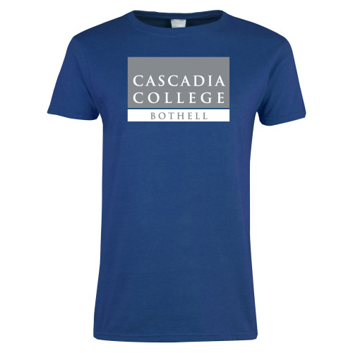  Womens Royal Short Sleeve Tee - Cascadia College Bothell  Square