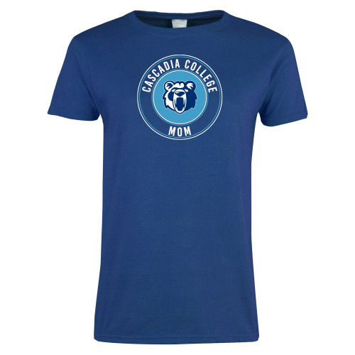 Womens Royal Short Sleeve Tee - Cascadia College Mom