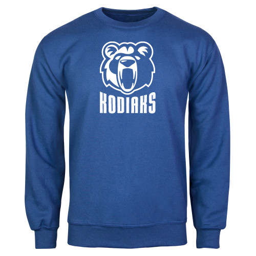  Royal Fleece Crew - Kodiaks with Mascot