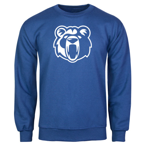  Royal Fleece Crew - Kodiak Mascot