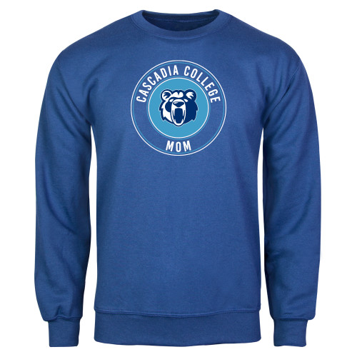  Royal Fleece Crew - Cascadia College Mom