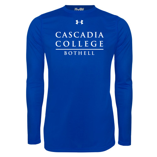  Under Armour Royal Long Sleeve Tech Tee - Cascadia College Bothell